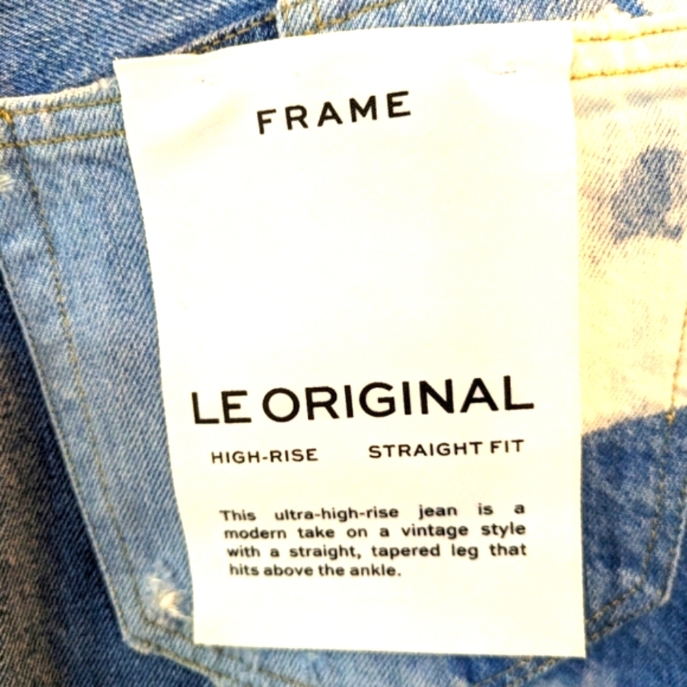 .Frame patchwork design Denim jeans...Size 26 - Picture 8 of 10